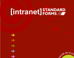 Intranet Standard Forms France