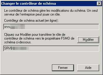 Modification Schema Owner Active Directory