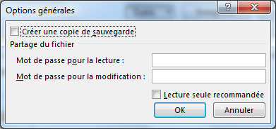 Créer une copie de sauvegarde